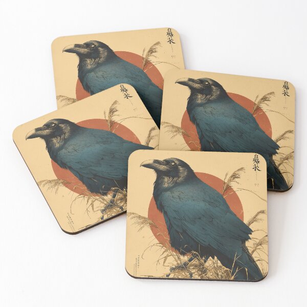 Item preview, The Dawn Watch of the Raven designed and sold by Ukiyo Aviary.