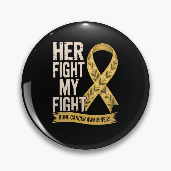 Item preview, Her Fight Is My Fight Bone Cancer Awareness Osteosarcoma designed and sold by repconomArt.