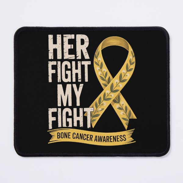 Item preview, Her Fight Is My Fight Bone Cancer Awareness Osteosarcoma designed and sold by repconomArt.