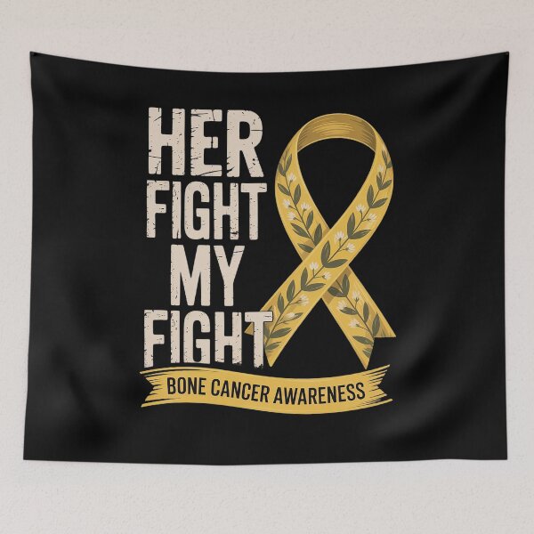 Item preview, Her Fight Is My Fight Bone Cancer Awareness Osteosarcoma designed and sold by repconomArt.