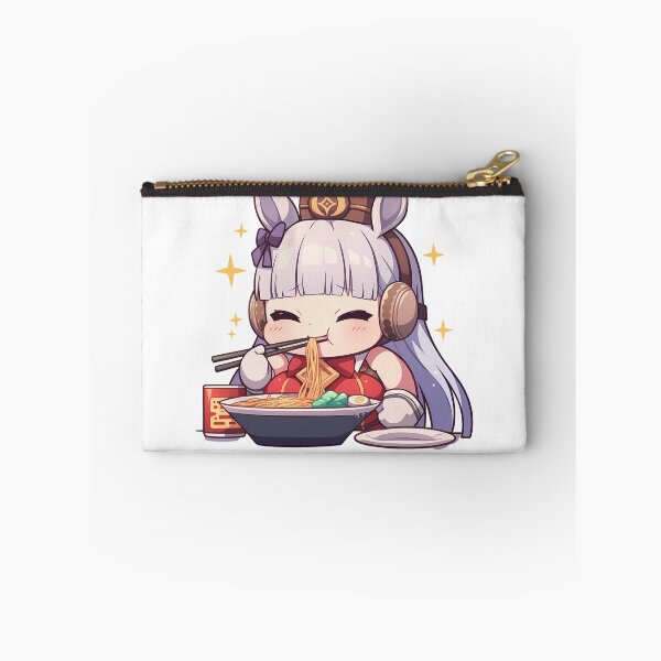 Item preview, Eula Genshin Impact Game Gold Ship Uma Musume Pretty Derby Kawaii Ramen Chibi Cute Anime Girl designed and sold by Raslbazola.