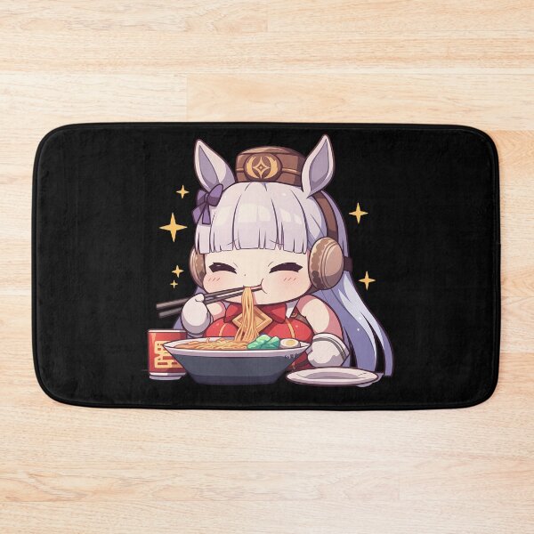 Item preview, Eula Genshin Impact Game Gold Ship Uma Musume Pretty Derby Kawaii Ramen Chibi Cute Anime Girl designed and sold by Raslbazola.