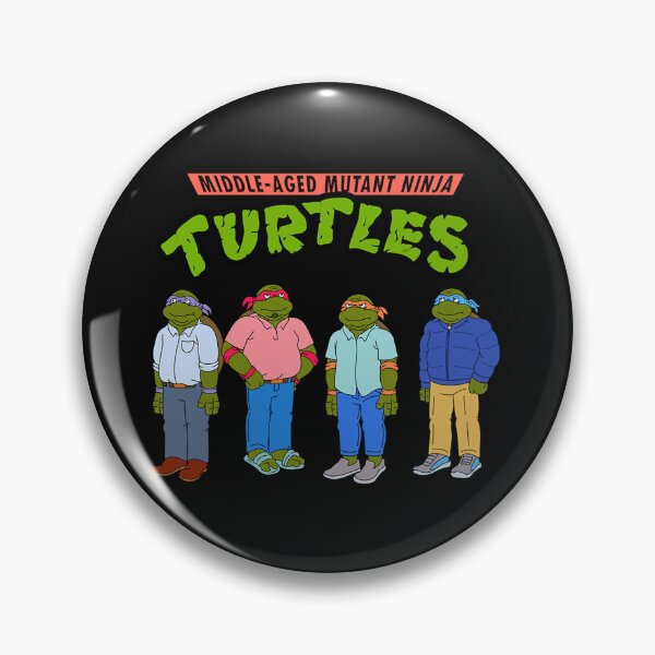 Item preview, Middle-Aged Mutant Ninja Turtles designed and sold by CynthiaMarc.