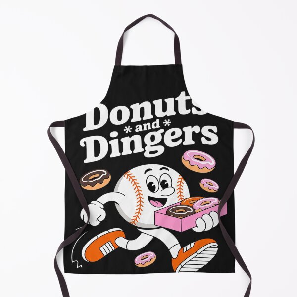 Item preview, Donuts And Dingers Baseball Fan Humor Donut designed and sold by LegendsArt75.