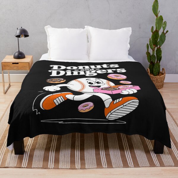 Item preview, Donuts And Dingers Baseball Fan Humor Donut designed and sold by LegendsArt75.