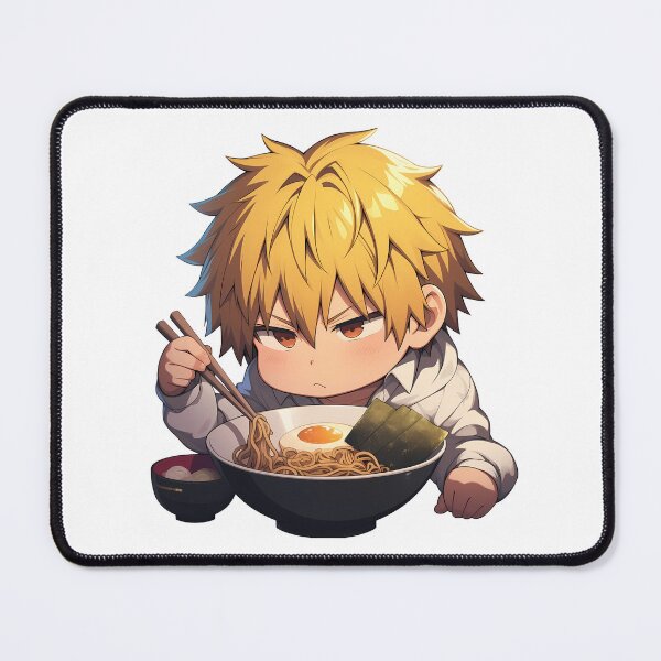 Item preview, Kujou Sara Genshin Impact Shizuo Heiwajima Durarara Kawaii Ramen Chibi Cute Anime Food designed and sold by Raslbazola.