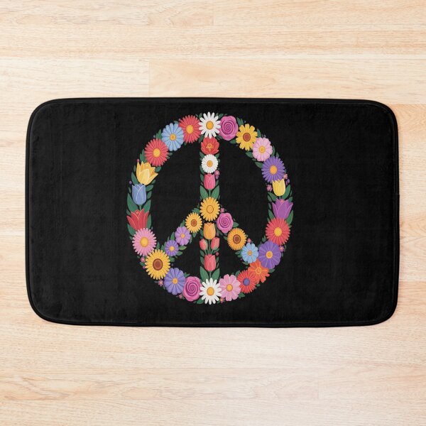 Item preview, Love and Peace Sign Flowerpower Hippie 60s Women Men designed and sold by repconomArt.