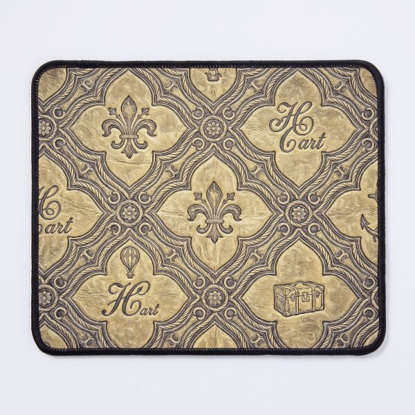 Item preview, Vintage Embossed Leather Map & Travel Icons Pattern designed and sold by Hen-C-Art.