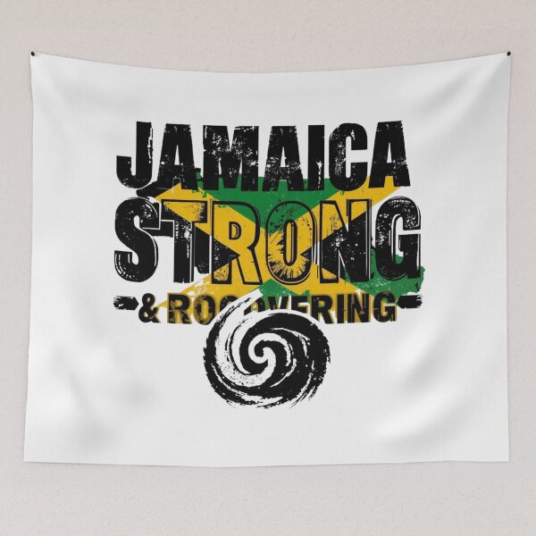 Item preview, Jamaica Strong & Recovering – Jamaican Pride Hurricane Resilience Design designed and sold by GlobeExplorertv.