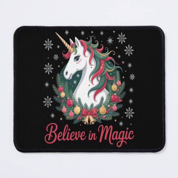 Item preview, Believe In Magic Unicorn Christmas designed and sold by brinbotty.