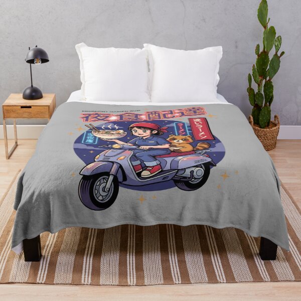 Item preview, Neon Noodle Dash: The Midnight Moped Odyssey designed and sold by AwesomeBeyondLimits.