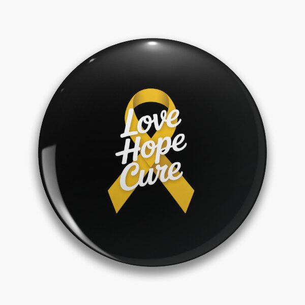 Item preview, Love Cure Hope Yellow Ribbon Sarcoma Cancer Awareness designed and sold by repconomArt.