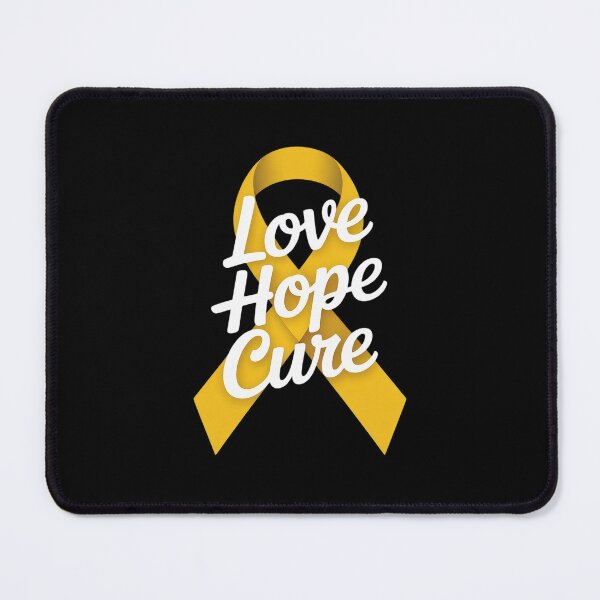 Item preview, Love Cure Hope Yellow Ribbon Sarcoma Cancer Awareness designed and sold by repconomArt.