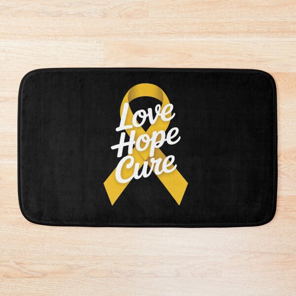 Item preview, Love Cure Hope Yellow Ribbon Sarcoma Cancer Awareness designed and sold by repconomArt.