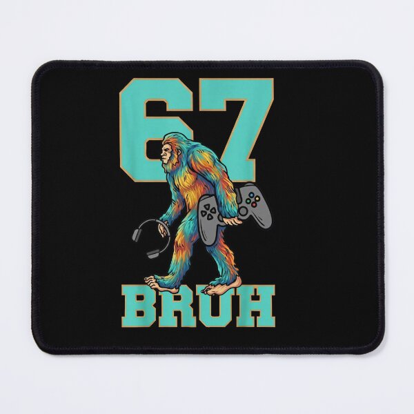 Item preview, Bigfoot Gamer Yeti 67 Six Seven BRUH Funny Tee designed and sold by LashondaGreen89.