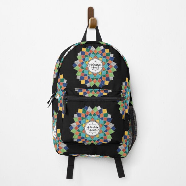 Item preview, Adventure Awaits Zellige Mandala Tile Art designed and sold by designwiss.