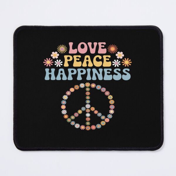 Item preview, Love Peace Happiness Hippie Costume Peace Sign Flowers 60s designed and sold by repconomArt.