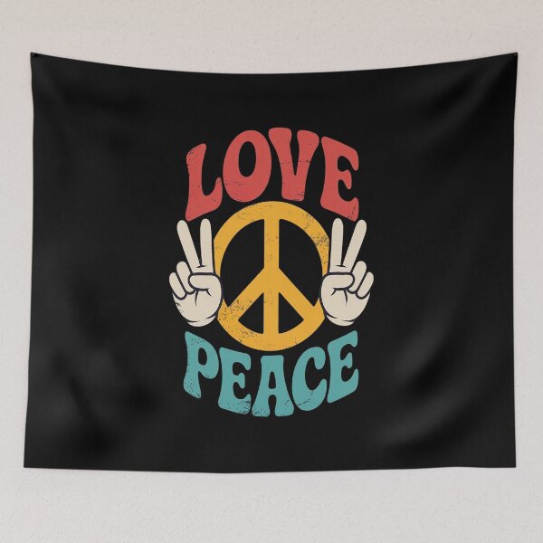 Item preview, Love Peace Sign 60s 70s Outfit Hippie Groovy Women Girls designed and sold by repconomArt.