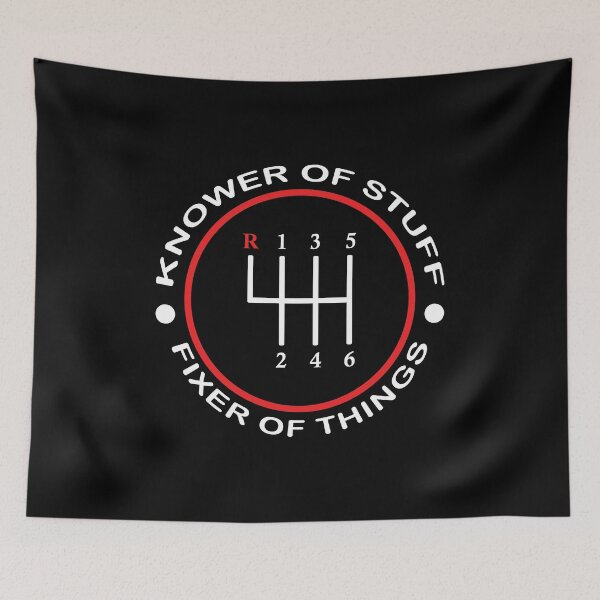 Item preview, Knower of Stuff Fixer of Things Men Dad Funny Mechanic designed and sold by faridman.