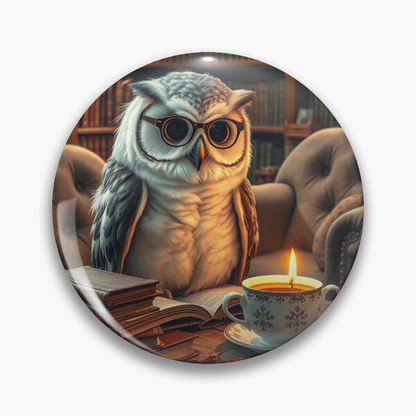 Item preview, Cozy Autumn Owl Reading by Candlelight – Book Lover Cottagecore T-Shirt designed and sold by ArmaanArts.