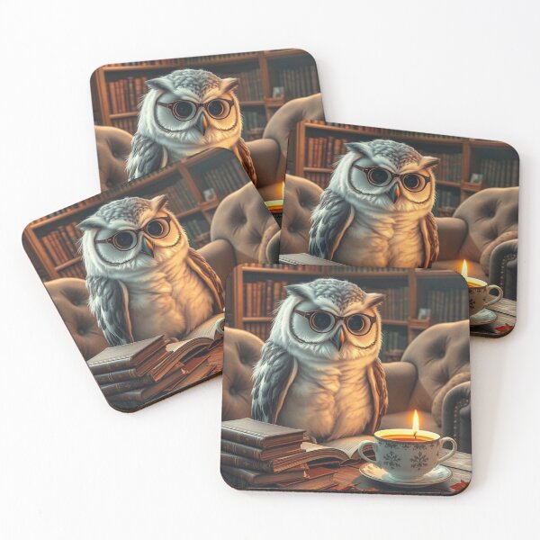Item preview, Cozy Autumn Owl Reading by Candlelight – Book Lover Cottagecore T-Shirt designed and sold by ArmaanArts.