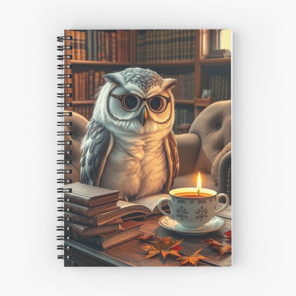 Item preview, Cozy Autumn Owl Reading by Candlelight – Book Lover Cottagecore T-Shirt designed and sold by ArmaanArts.
