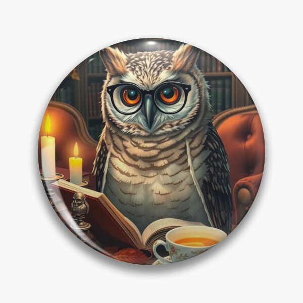 Item preview, Peaceful Reading Owl with Tea – Cozy Autumn Aesthetic Tee designed and sold by ArmaanArts.