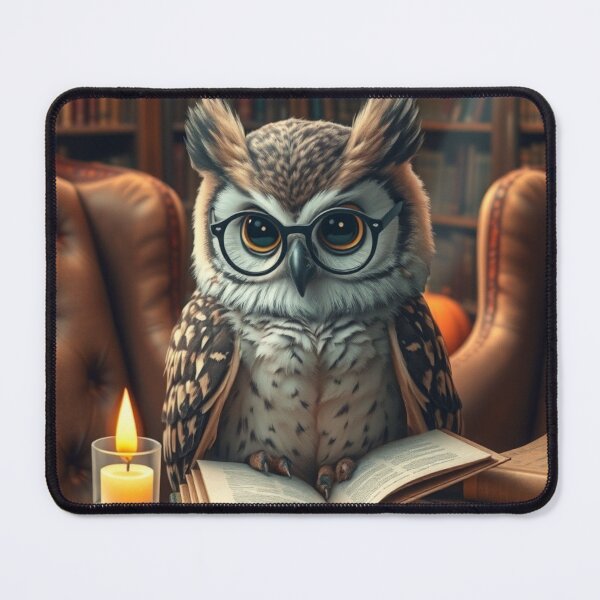 Item preview, Cozy Owl Bookworm with Candle & Tea – Fall Aesthetic Shirt designed and sold by ArmaanArts.