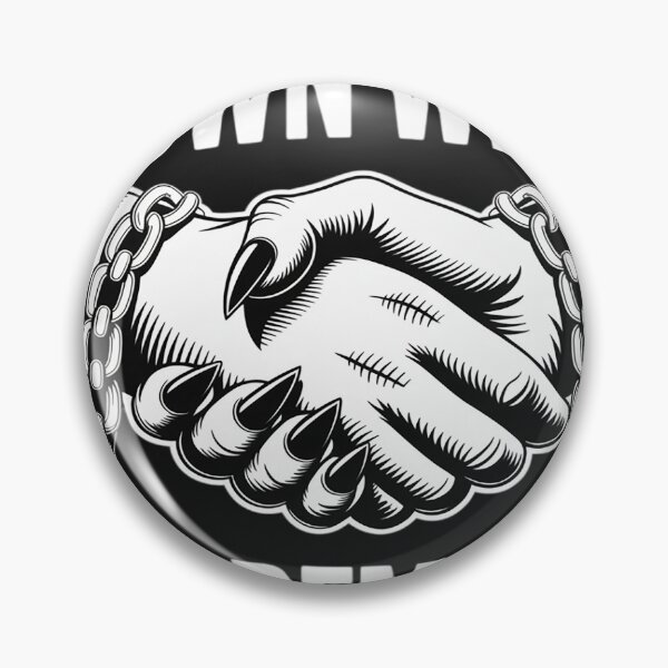 Item preview, Down With My Demons Deal Handshake Aesthetic designed and sold by GaryBellcvbnb.