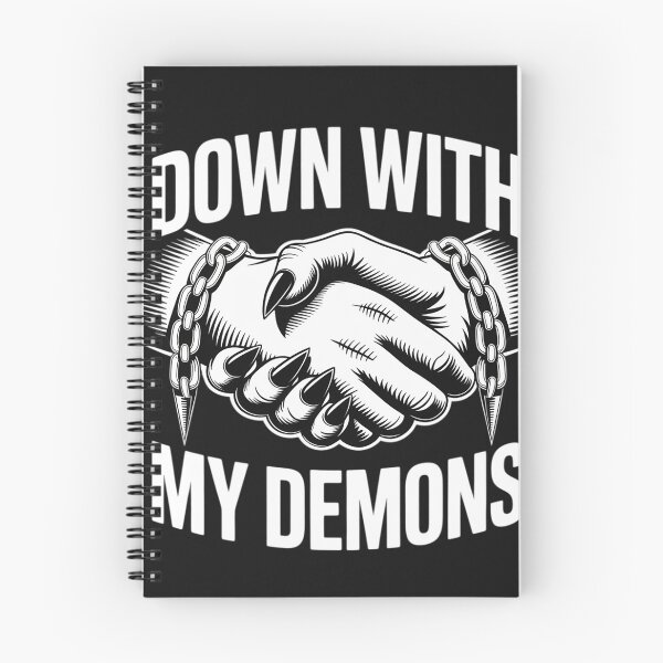 Item preview, Down With My Demons Deal Handshake Aesthetic designed and sold by GaryBellcvbnb.
