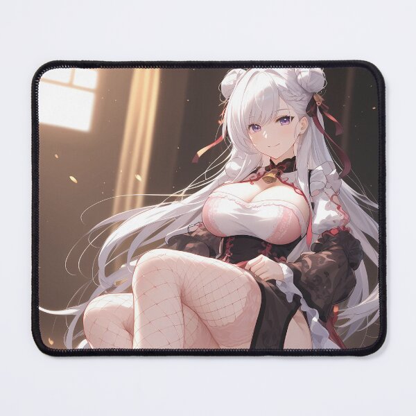 Item preview, Azur Lane Anime Elegant Belfast Sitting Gracefully in Sunlit Room designed and sold by Raslbazola.