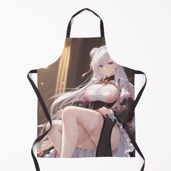 Item preview, Azur Lane Anime Elegant Belfast Sitting Gracefully in Sunlit Room designed and sold by Raslbazola.