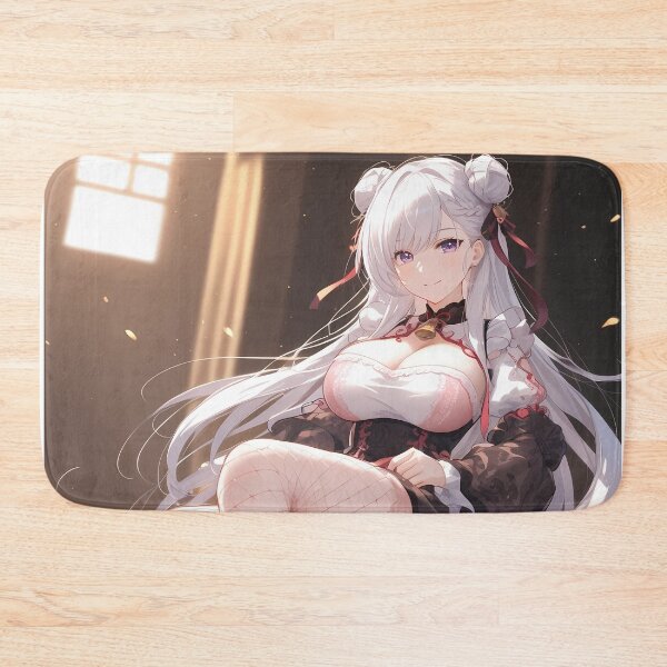 Item preview, Azur Lane Anime Elegant Belfast Sitting Gracefully in Sunlit Room designed and sold by Raslbazola.