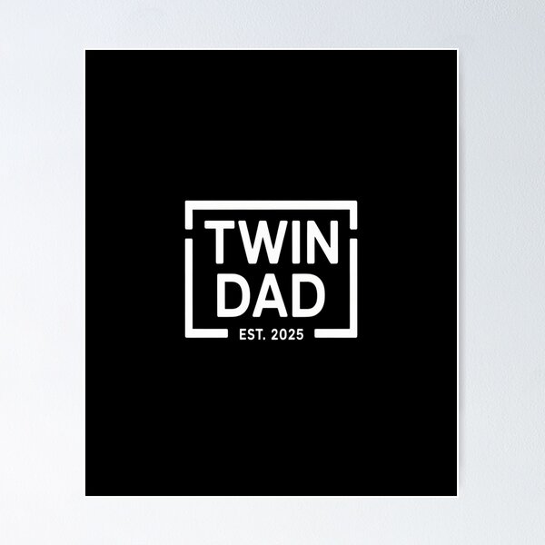 Item preview, Twin Dad Father Mother Of Twins est 2025 Father's Day designed and sold by Voidbinder.
