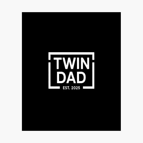 Item preview, Twin Dad Father Mother Of Twins est 2025 Father's Day designed and sold by Voidbinder.