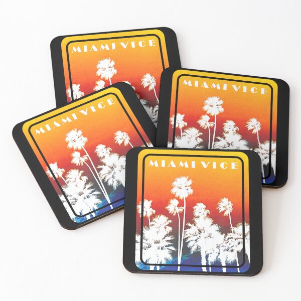 Item preview, Miami Vice Sunset Retro Palm Travel Design designed and sold by gwenethzeis.