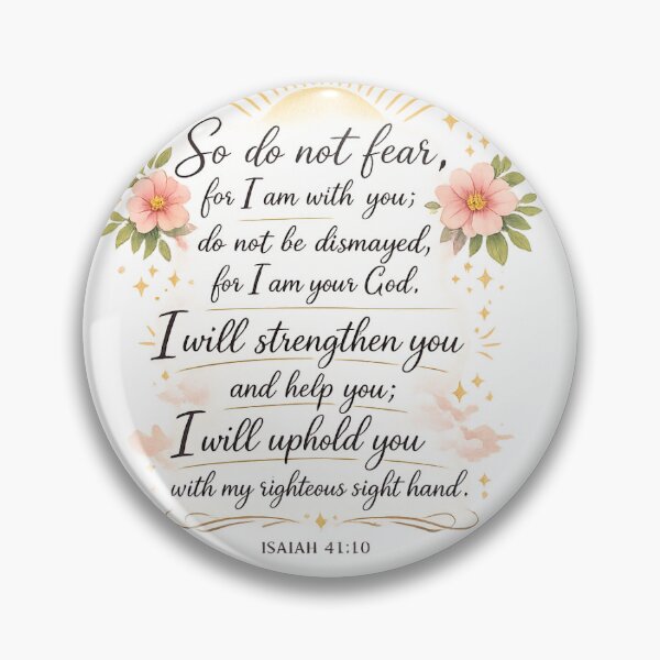 Item preview, Isaiah 41:10 Inspirational Scripture Art for Daily Encouragement designed and sold by rajasekhark.