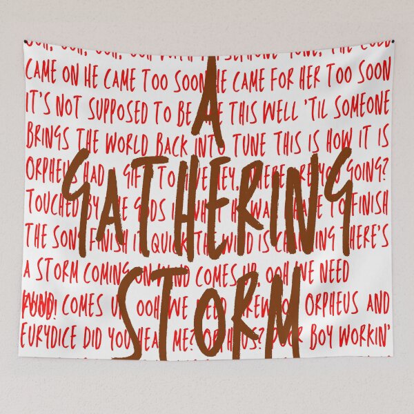 Item preview, Hadestown Lyrics designed and sold by broadwaygirl142.