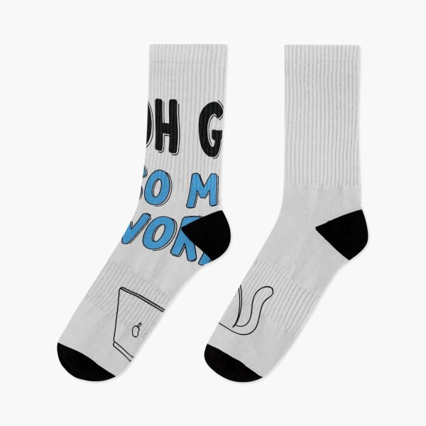 Item preview, Oh God, So Much Work Cat - Funny WFH Productivity Humor designed and sold by LoveDesignMania.