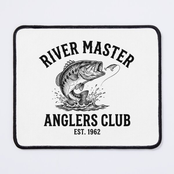Item preview, River Master Anglers Club Vintage Bass Fishing designed and sold by Mason-Pride.