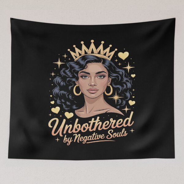 Item preview, Unbothered By Negative Souls Juneteenth 1865 Black designed and sold by Voidbinder.