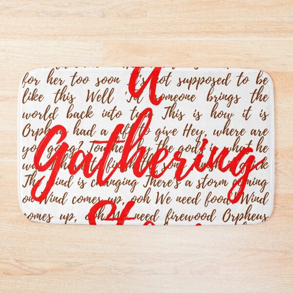 Item preview, Hadestown Lyrics designed and sold by broadwaygirl142.