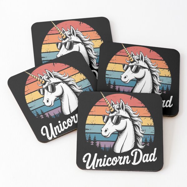 Item preview, Unicorn Dad Unicorn Lovers Daddy Father's Day designed and sold by Voidbinder.