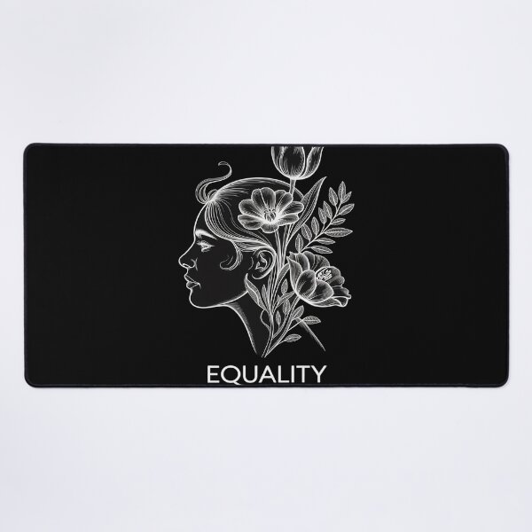 Item preview, Unified in Bloom – Portrait with Equality Statement designed and sold by Voidbinder.