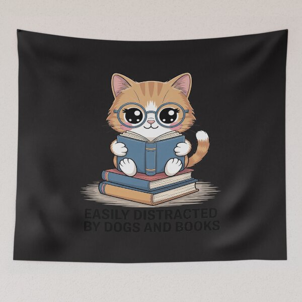 Item preview, Easily Distracted By Dogs And Books designed and sold by GaryBellcvbnb.