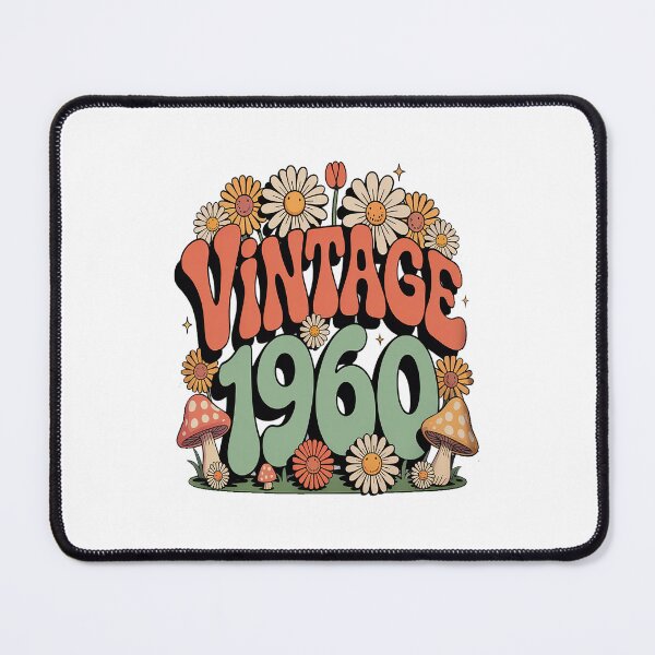 Item preview, Vintage 1960 Floral Hippie Groovy Daisy Flower 65th Birthday designed and sold by repconomArt.