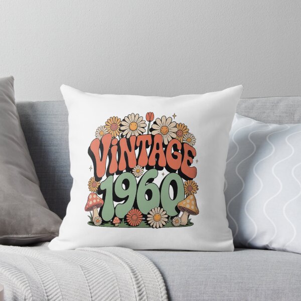 Item preview, Vintage 1960 Floral Hippie Groovy Daisy Flower 65th Birthday designed and sold by repconomArt.