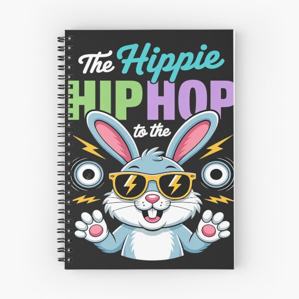 Item preview, Easter Bunny Hippity Hip Hop The Hippie Funny Cute Bunny Ear designed and sold by GaryBellcvbnb.