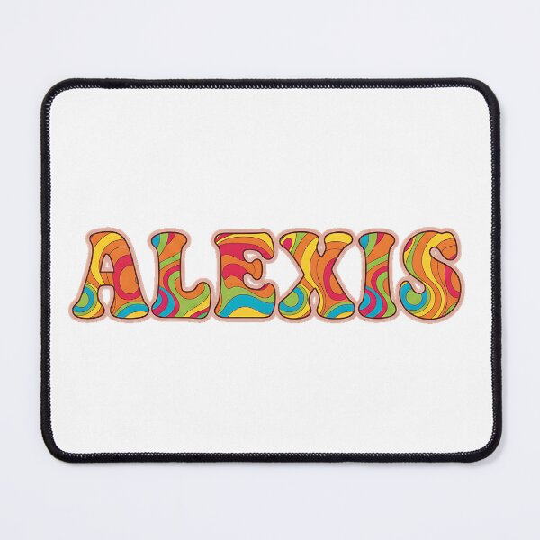 Item preview, ❤️ Alexis Personalized Name Wavy Retro Shirt, Coffee Mug, Sticker Gift designed and sold by HelixPedia.