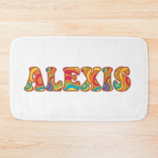 Item preview, ❤️ Alexis Personalized Name Wavy Retro Shirt, Coffee Mug, Sticker Gift designed and sold by HelixPedia.